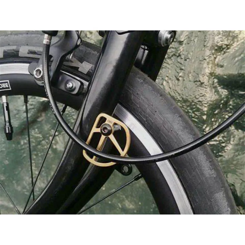 BMX титановые детали тормозной линии ободок TI для велосипеда Brompton без подпорной пластины обвайзера E Версия Титан