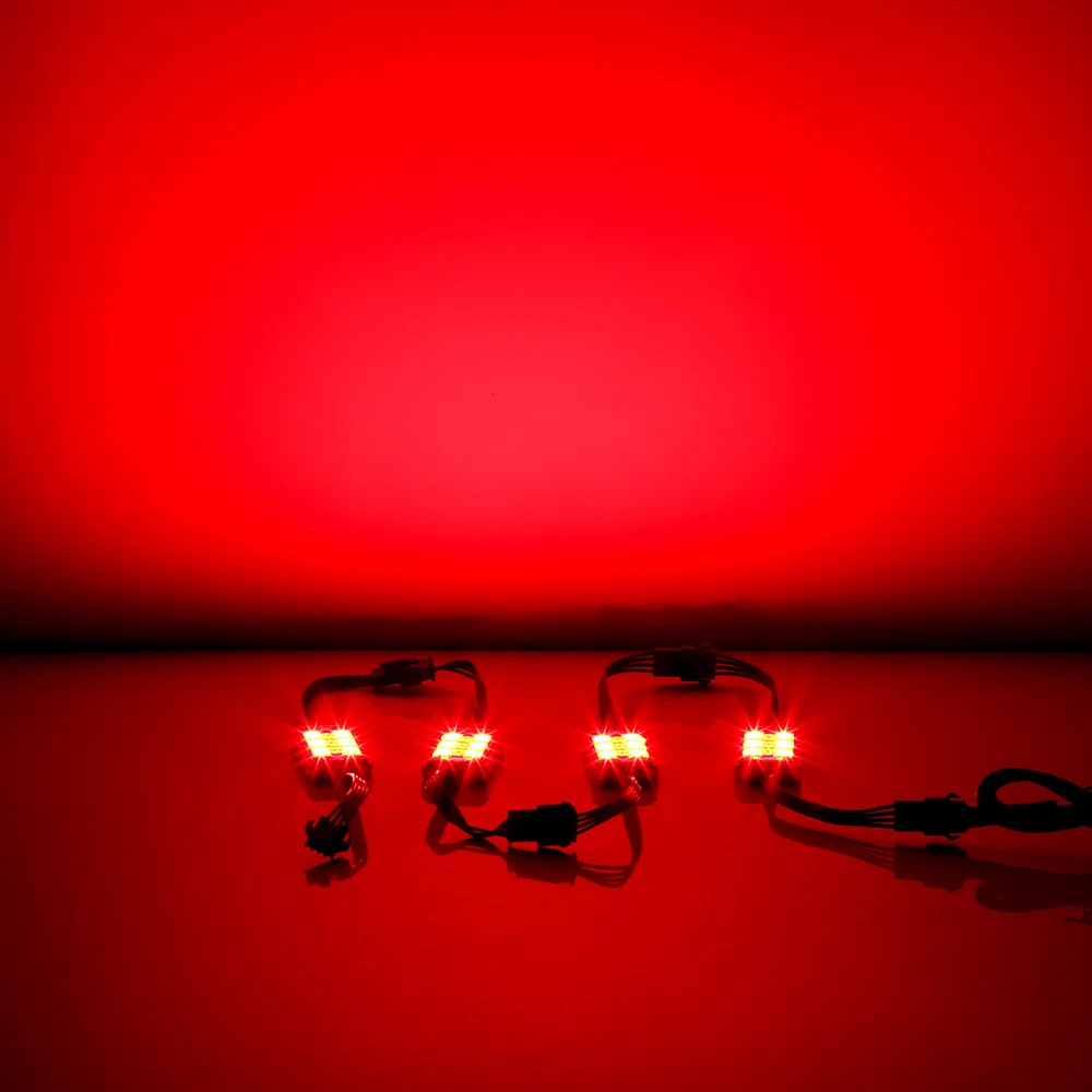 Автомобильный RGB светодиодный нижний светильник RGB светильник с пультом дистанционного управления декоративные атмосферные лампы