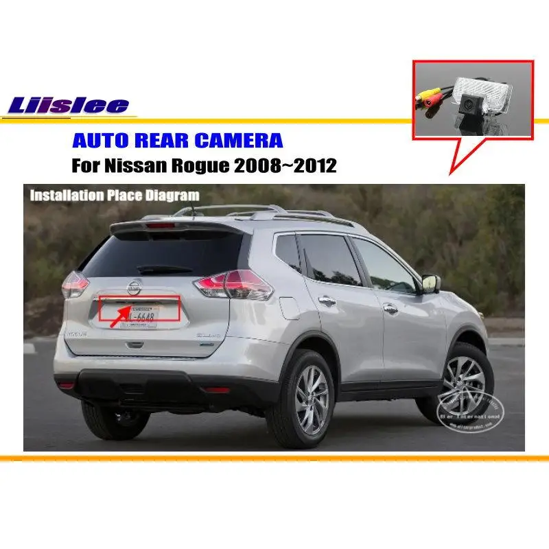 Автомобильная камера заднего вида для Nissan Rogue 2008 ~ 2012 парковки HD CCD RCA NTST PAL OEM|Камеры