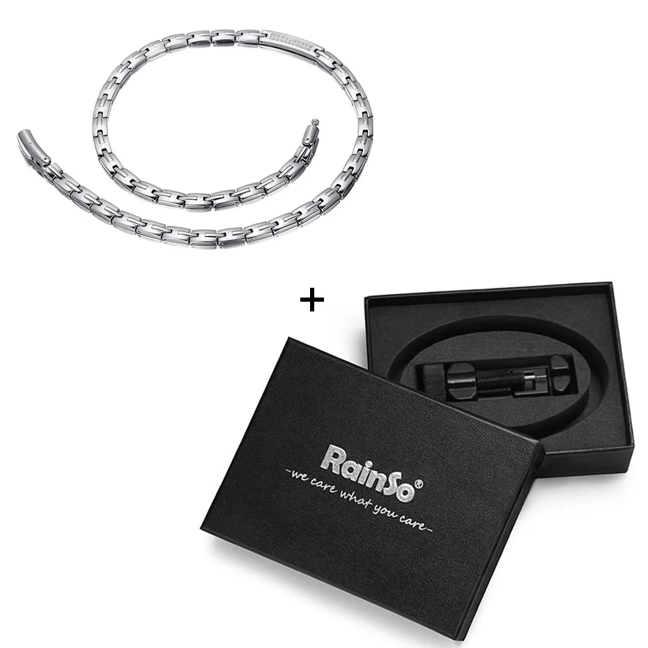 necklace set Rainso германий магнитный здоровый ювелирный набор корейские Популярные изысканные ожерелья браслеты для леди магнитотерапия ювелирные изделия - Окраска металла: necklace set