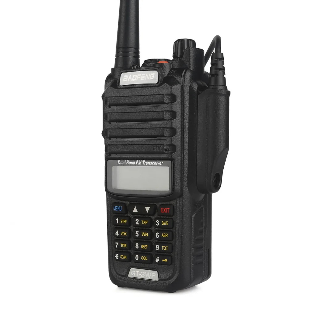 BAOFENG двухсторонний радиоприемник GT-3WP водонепроницаемый IP67 двухдиапазонный