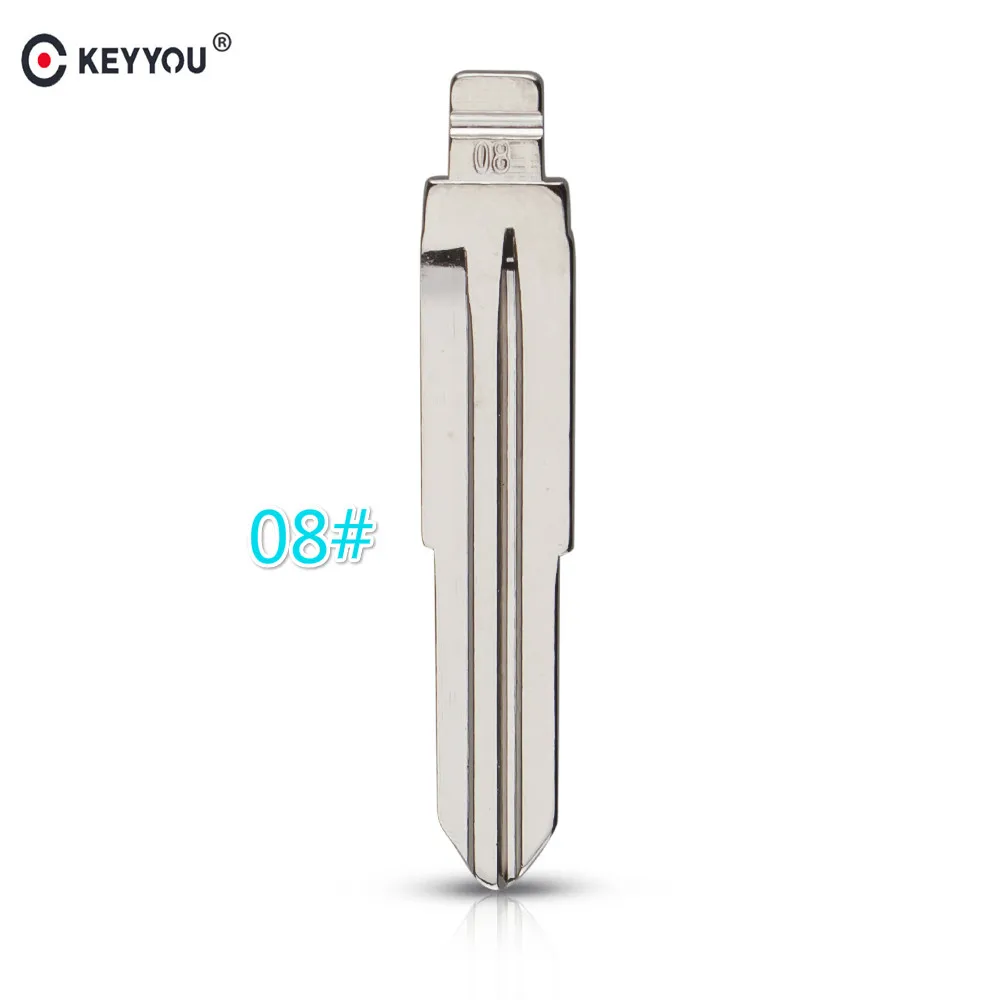 KEYYOU 08 # металлическая пустая НЕОБРАБОТАННАЯ флип модель KD для Daihatsu FIAT PALIO Jinbei Haise KIA