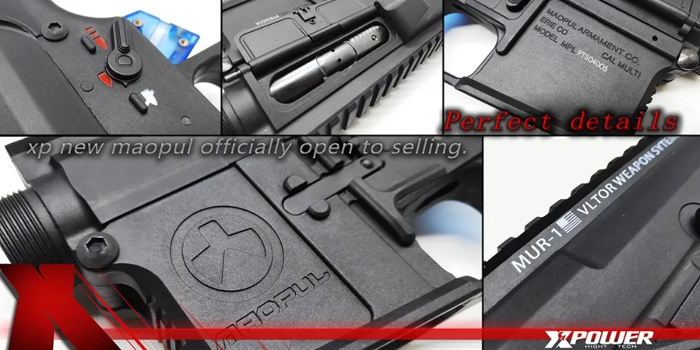 XPOWER VP-23 TENACI Гибридный захват M-LOK ЧПУ Алюминиевый сплав для AEG пневматические пистолеты Пейнтбол принадлежности для охоты