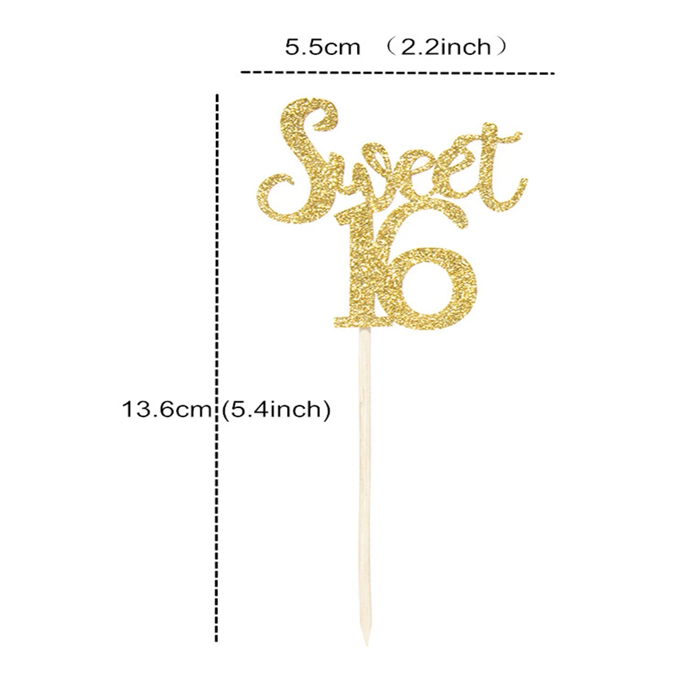 10 шт. золотистые серебристые и Синие Блестящие топперы для торта|Украшения