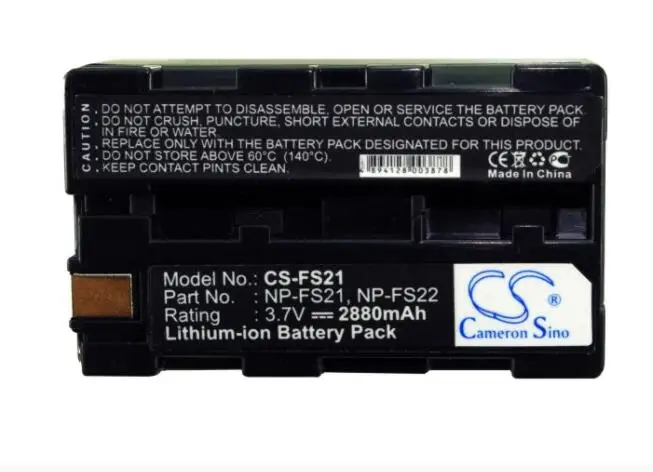 Аккумулятор Cameron Sino2880mah для SONY аккумулятор PC1E PC2 PC2E PC3 PC3E PC4 PC4E PC5 PC5E PC5L TRV1VE|Цифровые