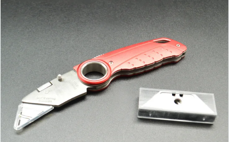 Складной нож с ручкой из нержавеющей стали режущий многофункциональный