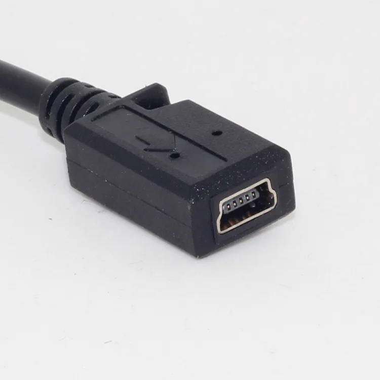 Угловой переходник mini USB 5p папа мама под углом 90 градусов 200 шт./лот|usb printer adapter|adapter