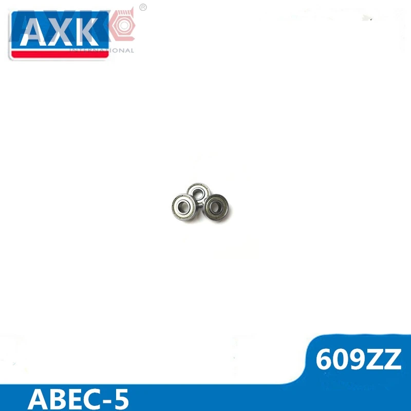 AXK 609ZZ Подшипник 9x24x7 мм (10 шт) ABEC 5 миниатюрный 609 zz шариковые подшипники 2Z