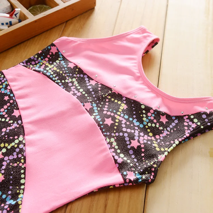 Гимнастические купальники для девочек детский купальник с принтом в виде