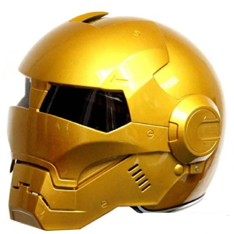 Мотоциклетный шлем MASEI610 IRONMAN полушлем для мотокросса индивидуальный с открытым