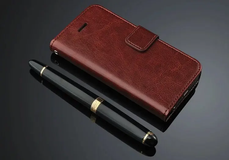 2017 New arrival! With Stand Holder Luxury flip leather Wallet Case For iPhone 5 +Card Slot Free shipping with gift | Мобильные
