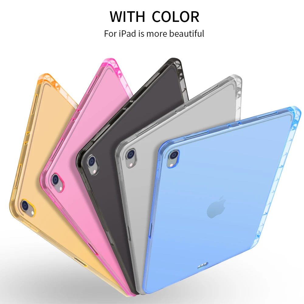 Чехол DOWSWIN для iPad Pro 12 9 2018 мягкий чехол накладка из ТПУ 11 с держателем карандашом