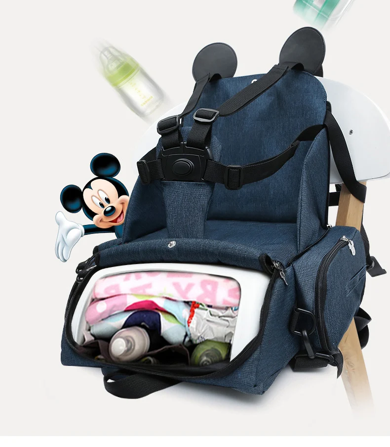 Столовое кресло-сумка disney многофункциональная сумка для подгузников новая водонепроницаемая сумка для мамы рюкзак для подгузников дорожные сумки для мам