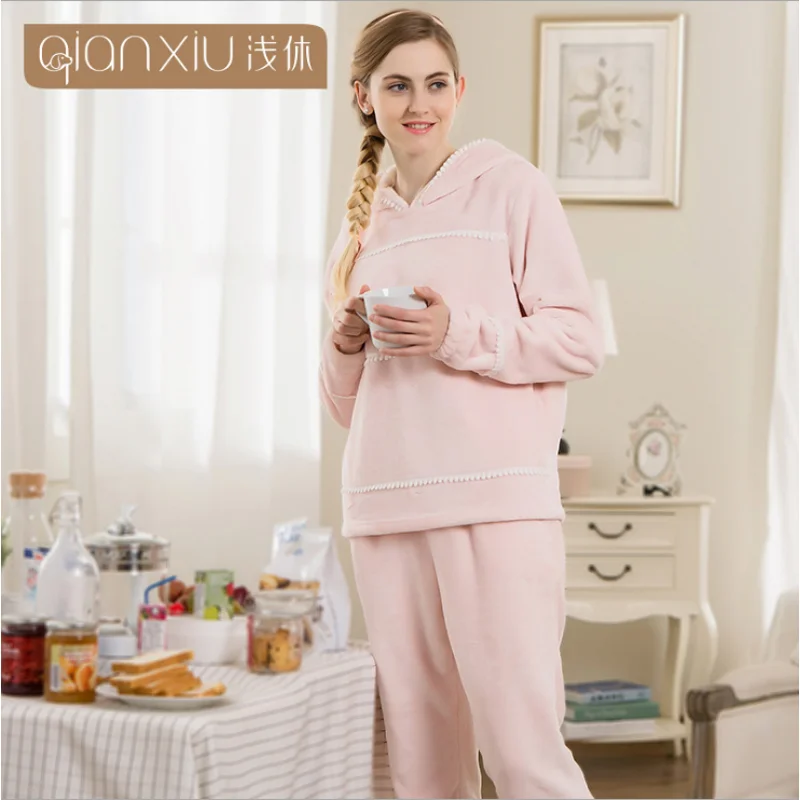 2019 осенне зимняя брендовая Домашняя одежда Женский Повседневный женский