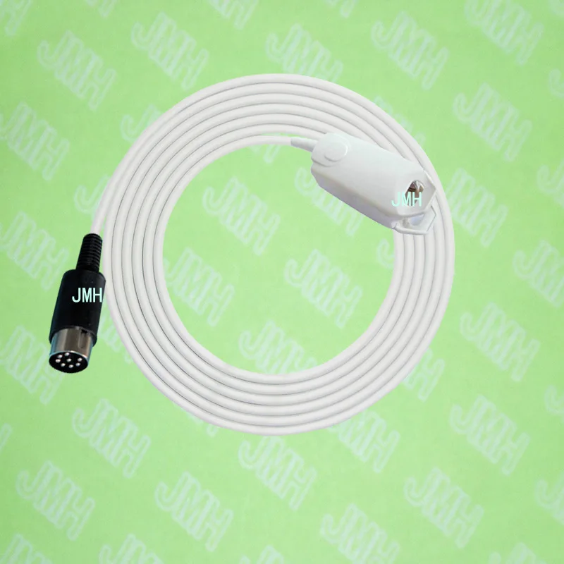 

Compatible with 8PIN Datascope Oximeter monitor the 0020-00-071-01 Adult finger clip spo2 sensor.