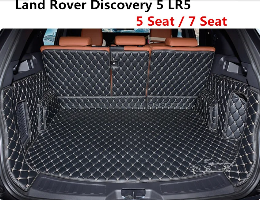 Для Land Rover Discovery 5 LR5 2017 2018 2019 2020 & 7 Seat Full Rear Trunk Tray Liner Cargo Mats напольная защитная кожа| |