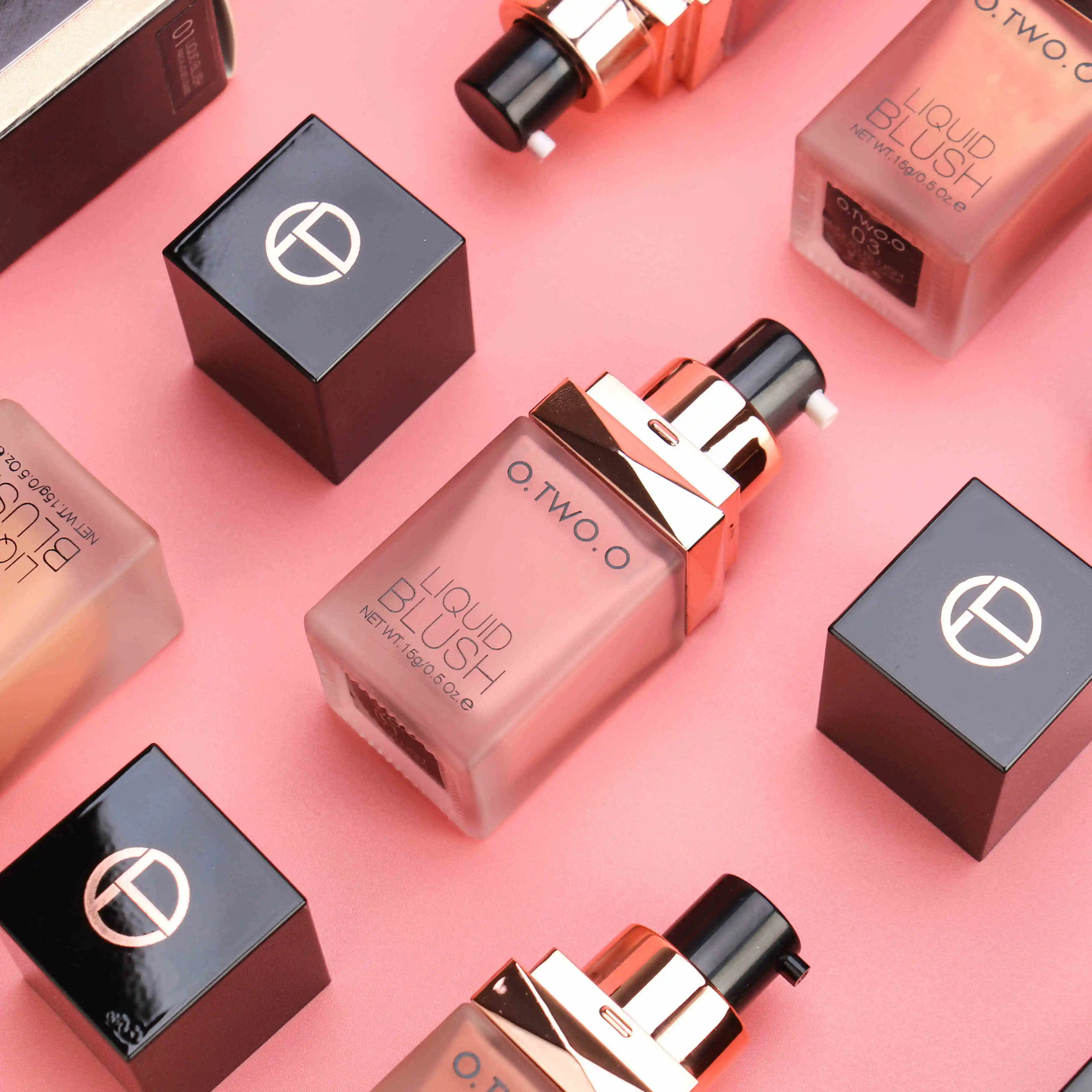 Жидкие румяна для макияжа лица гладкие шелковистые длинные 6 цветов натуральный