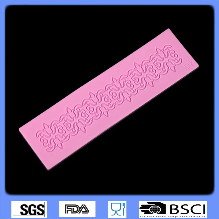 Простой стиль кривой кружева силиконовые формы Сахар ремесло помадка инструмент