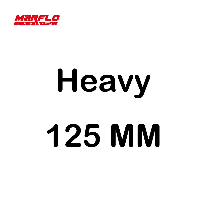 Heavy Yellow 125mm Marflo губка полировальная подушка двойного действия губка полировальная Подушка Тяжелая средняя тонкая класс 180 мм 150 мм 125 мм 100 мм 80 мм - Цвет: Heavy Yellow 125mm