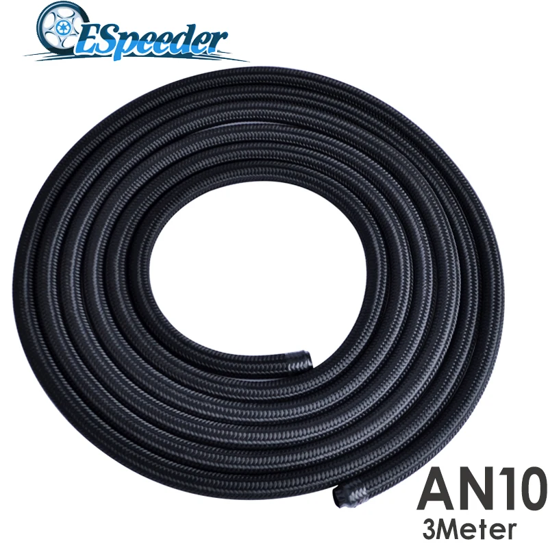 Универсальный Топливный Шланг В нейлоновой оплетке 10 футов|oil hose|black braided hosenylon hose |
