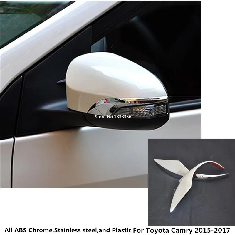 Высокое качество для Toyota Camry 2015 2016 2017 корпус автомобиля ABS хромированный задний