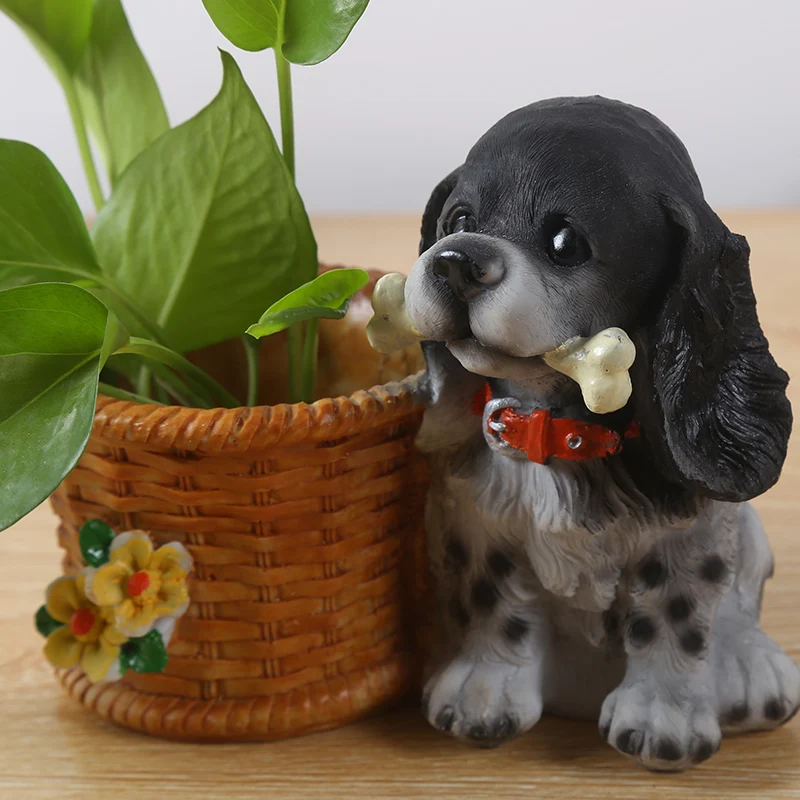 Милая декоративная ручка в виде мультяшного мопса украшение для офисного стола