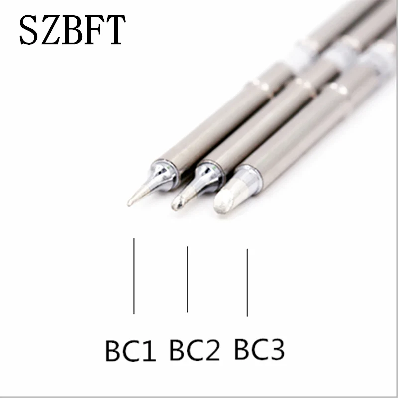 Наконечники для паяльника SZBFT T12 series BC1 BC2 BC3 наконечники сварочные 3 шт./лот|soldering iron