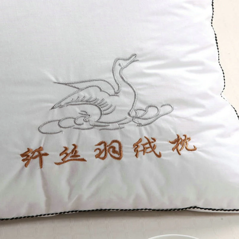 Одна пара 100% хлопок постельное белье для пятизвездочных отелей подушка шеи с