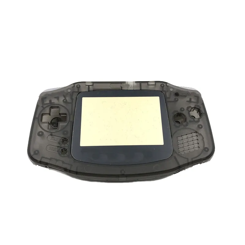 20 комплектов для Gameboy Advance Shell Полный корпус чехол для nintendo GBA Корпус чехол - Цвет: Clear Dark Black