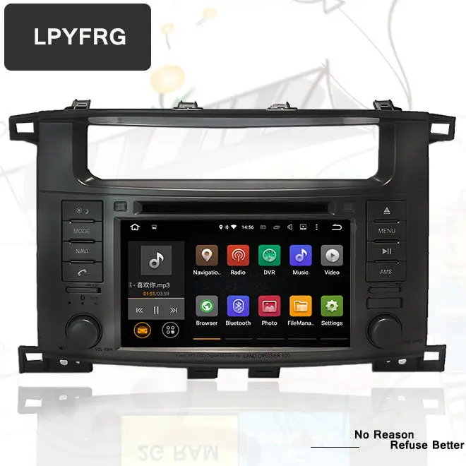 Восьмиядерный 1024*600 android 10 автомобильный DVD GPS навигационный плеер Автомобильный