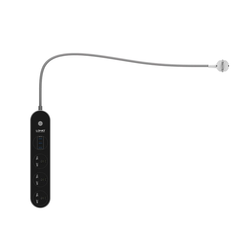 LDNIO Настольный удлинитель питания три/fou USB 250 В номинальное напряжение зарядное