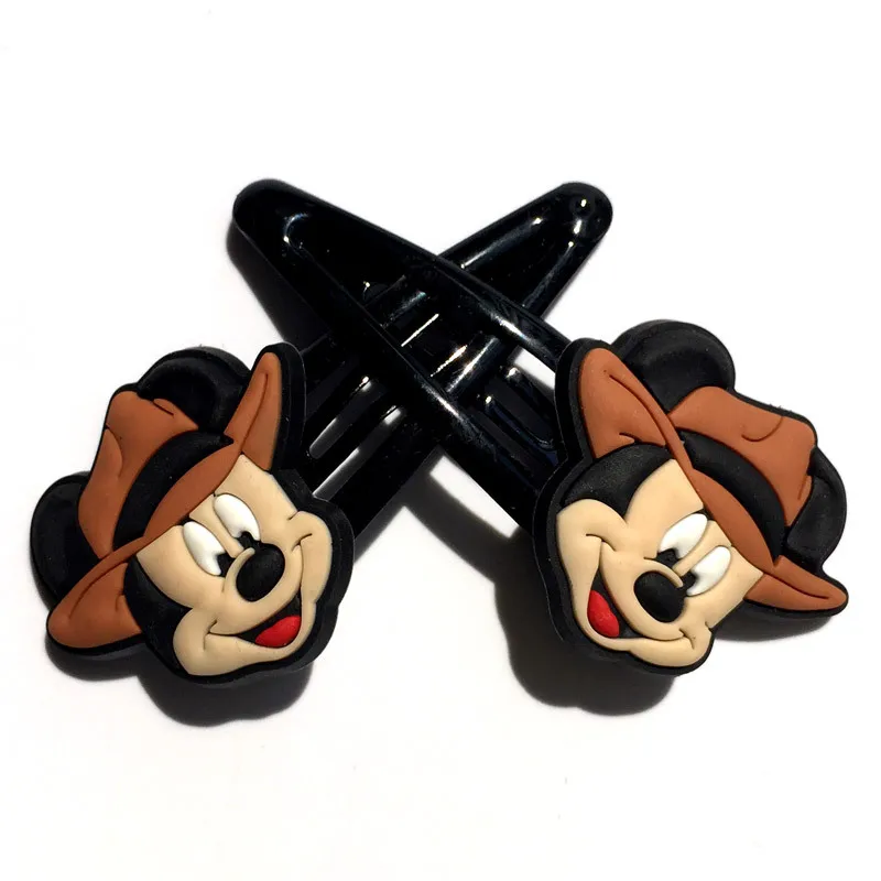 2 шт. disney Микки Маус детская заколка для причёски подарок для девочки мультфильм шпилька кукла аксессуары шпилька ребенок косметическое средство для волос реснички - Цвет: Многоцветный