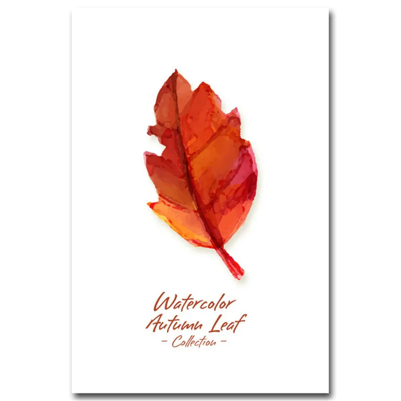 3 Панели без рамки акварель растения плакат настенное Искусство Холст Картина