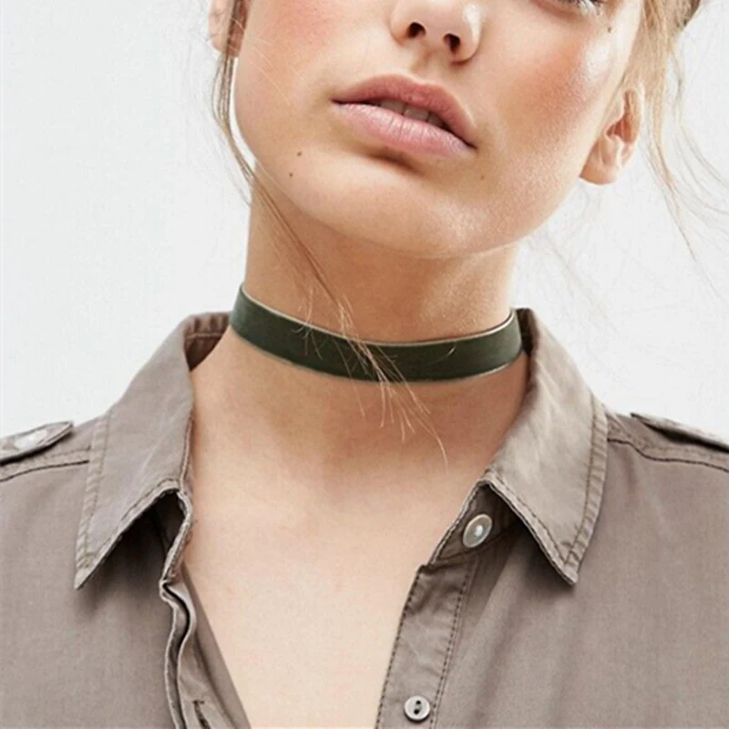 7 шт./компл. сексуальное черное короткое ожерелье ювелирные изделия бархатное