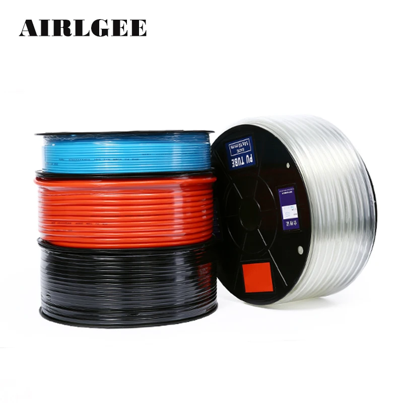 Пневматический трубный шланг высокого давления из полиуретана 1 метр 4 6 8 10 12 мм