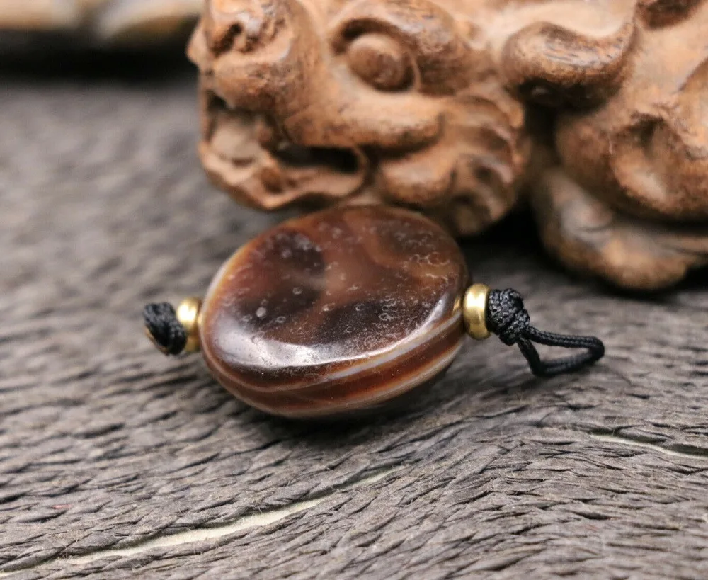 Волшебное сокровище LKbrother волшебная сила Тибетский Старый Агат Кабошон козий