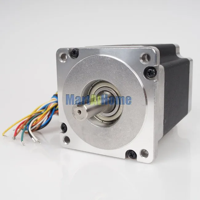 Leadshine 86HS85 2 фазный CNC NEMA 34 гибридный шаговый двигатель 1203 6 Oz in для фрезерного