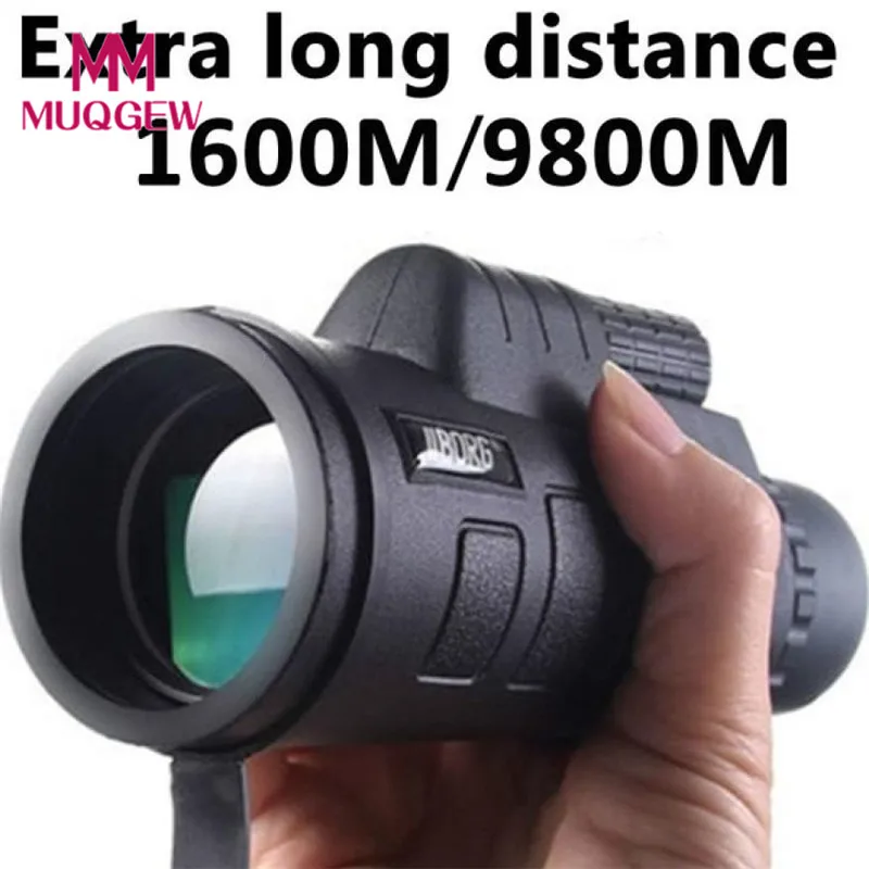 MUQGEW дневной ночной Фокусируемый монокулярный телескоп 40x60 HD оптический