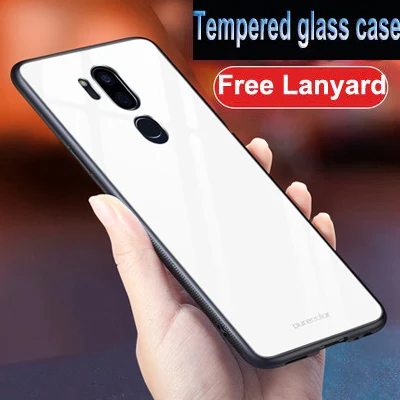 Чехол для lg G7 чехол ThinQ градиентное закаленное стекло+ чехол с мягкими краями 6,1 ''для lg G7 ThinQ dream glass чехол lg g7 чехол ThinQ s shell - Цвет: A2