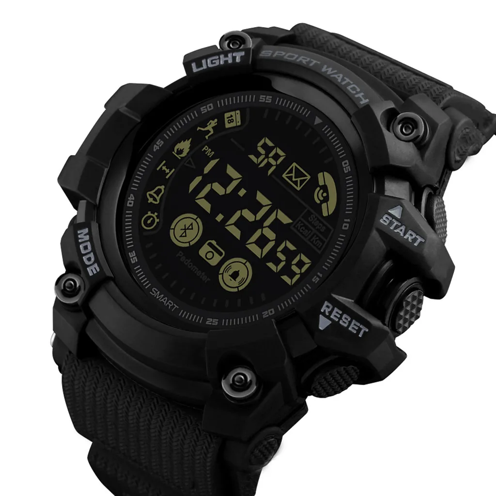 Reloj hombre цифровые часы Bluetooth умные многофункциональные водонепроницаемые умные спортивные цифровые часы водонепроницаемые часы