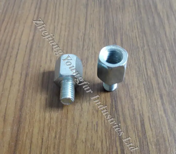 Винт адаптера зеркала мотоцикла скутера от 10 мм до 8 с правой резьбой (резьба по