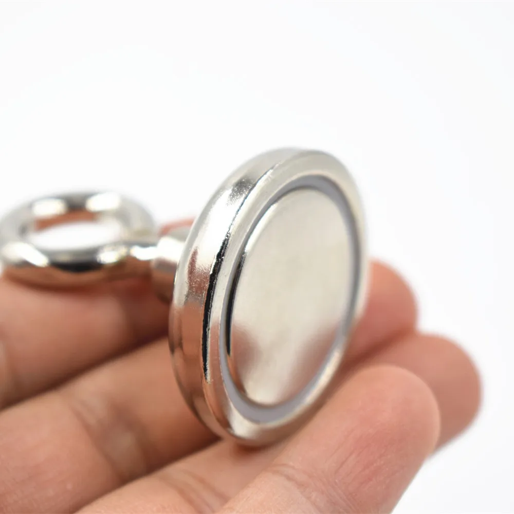 Неодимовый магнит сверхмощный круглый для поиска крючков постоянный NdfeB D36 4