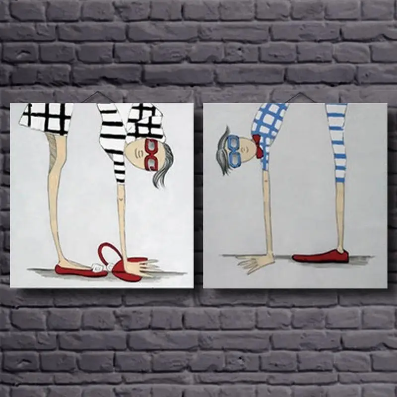 Картины ручной работы карикатурные современные картины на холсте картина маслом