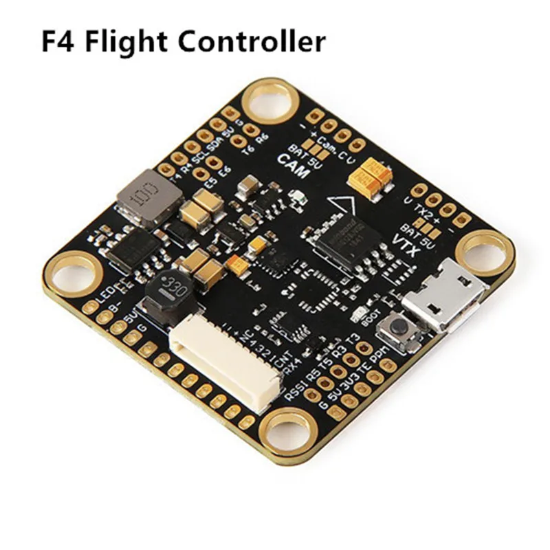 F4 Flight Controller T-MOTOR Контроллер полета Tmotor F4 и F55A PRO II 6S 4 в 1 BLHELI_32 ESC стек для FPV Racing Drone quadcopter Multirotor - Цвет: F4 Flight Controller