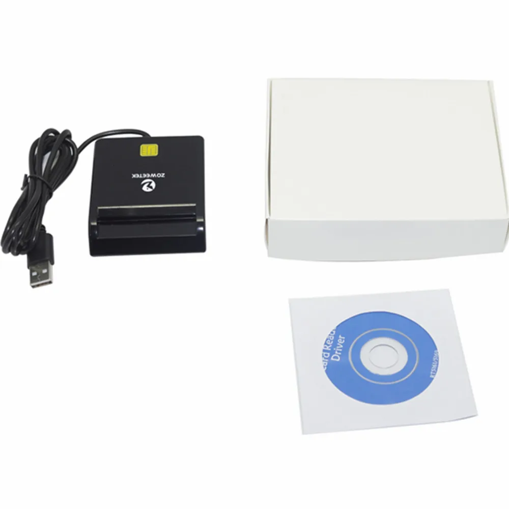 Zoweetek 12026 1 EMV USB считыватель смарт карт Писатель DOD военный общий доступ CAC для