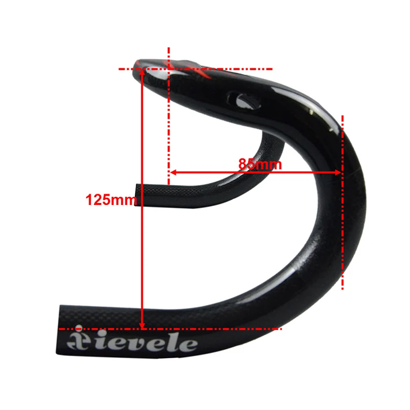 400/420/440 мм углеродный руль для шоссейного велосипеда MTB 3K Gloss/Matt Racing запасная часть
