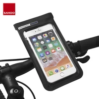 Sahoo 111362-SA универсальная полностью водонепроницаемая велосипедная сумка на руль велосипеда мобильный телефон дюйма с держателем чехол для т...