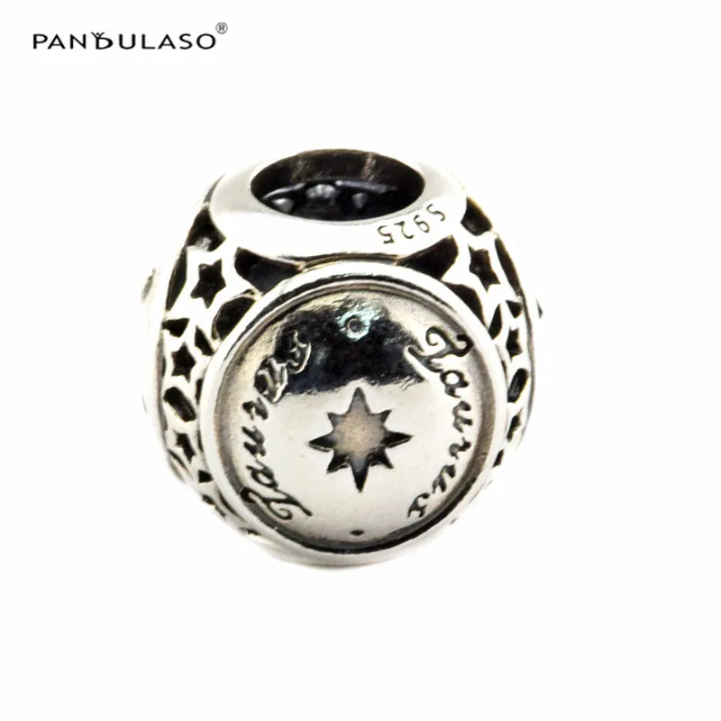 Горячая Распродажа Телец Знак зодиака кулон шарма бусины 100% 925 пробы серебро