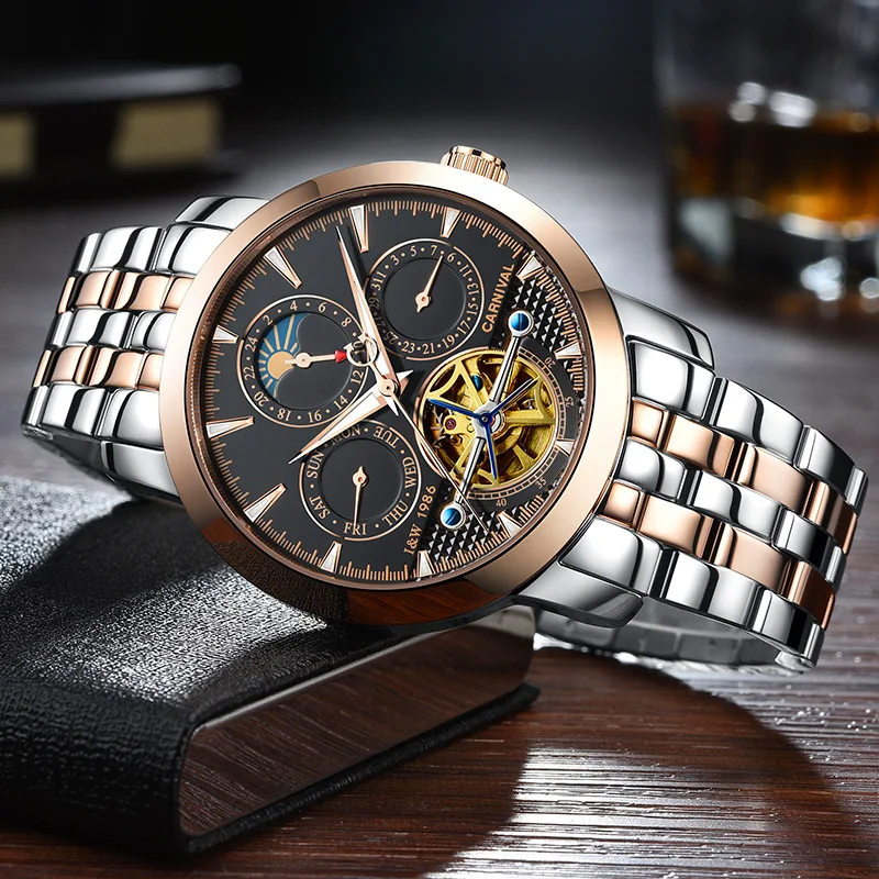 Часы наручные мужские автоматические брендовые Роскошные Механические