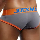Мужские сексуальные трусы-брифы JOCKMAIL, нижнее белье из дышащего хлопка для геев